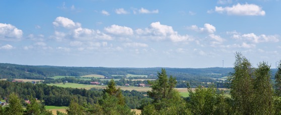 Bohusleno vietovės panorama Švedijoje
