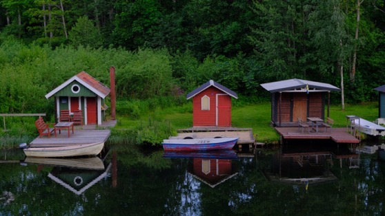 Plaukiančios kabinos Švedijoje