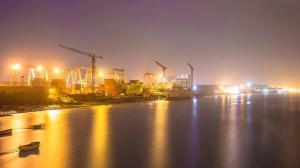 300 ONGC ABG Shipyard bridge Surat
