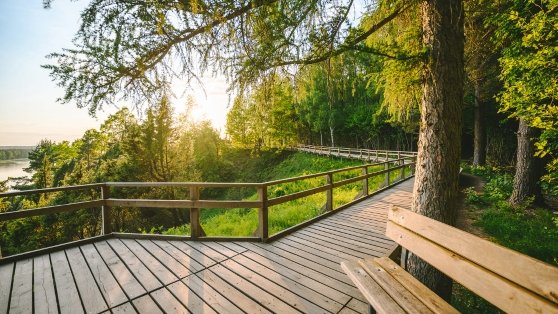 Arlaviškių Kadagių slėnio pažintinis takas Kauno marių reg. parke Kauno r. TVIC 558