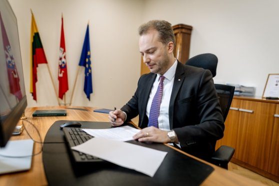 Susisiekimo ministras J. Taminskas 558