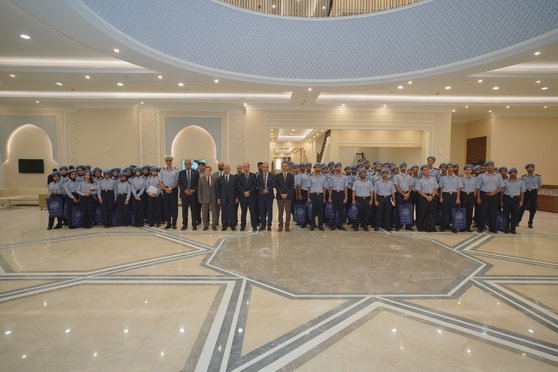 article Group photo of Academys staff and students